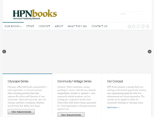 Tablet Screenshot of hpnbooks.com